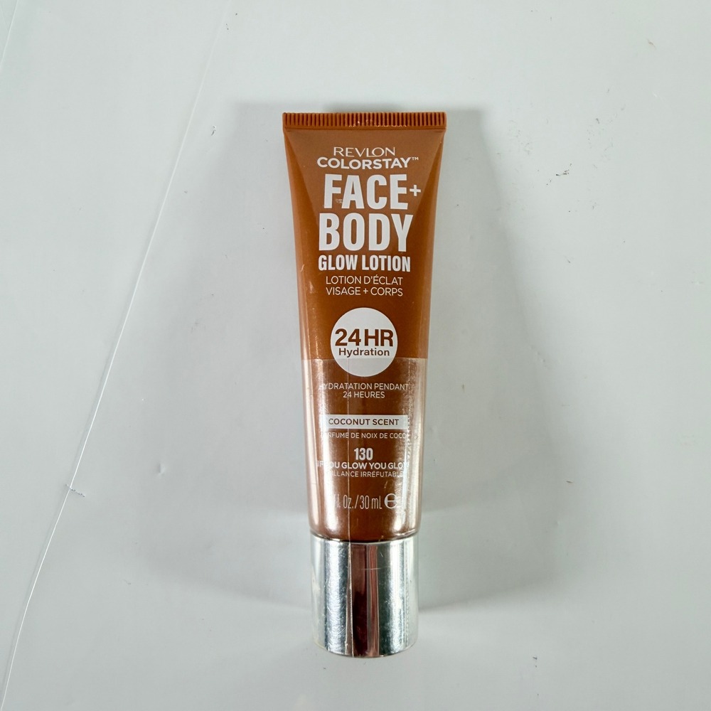 Revlon ColorStay Face + Body Glow Lotion 130 If You Glow You Glow 1oz New NIB